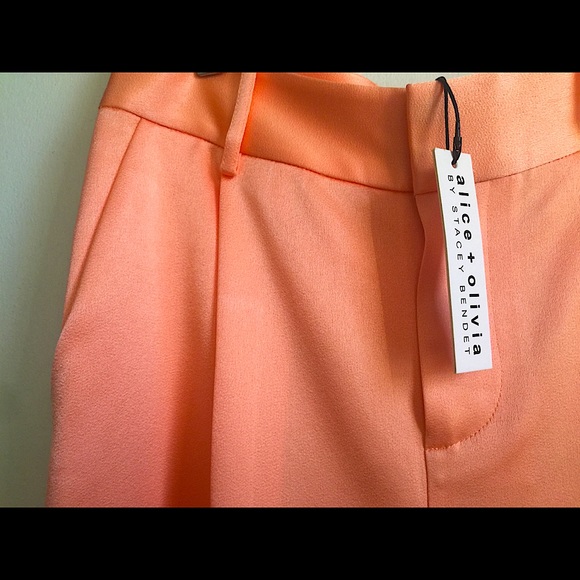 ALICE + OLIVIA  Eric High Waisted Bermuda Shorts - Picture 12 of 15